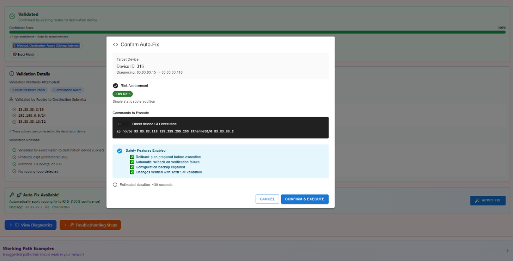 Confirm Auto-Fix